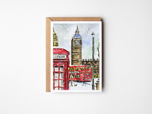 Big Ben Christmas Card