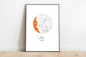 Personalised Map Print