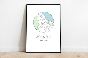 Personalised Map Print