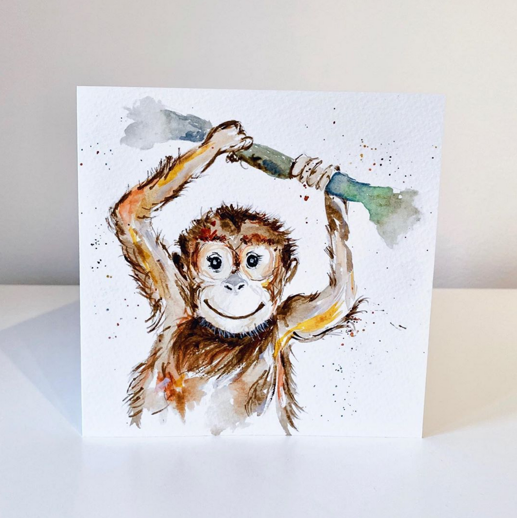 Monkey Card