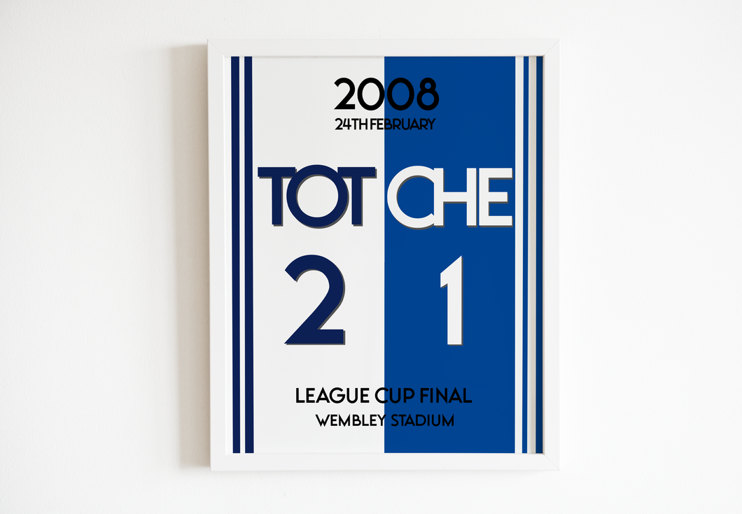 2008 League Cup Final Print