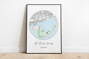 Personalised Map Print