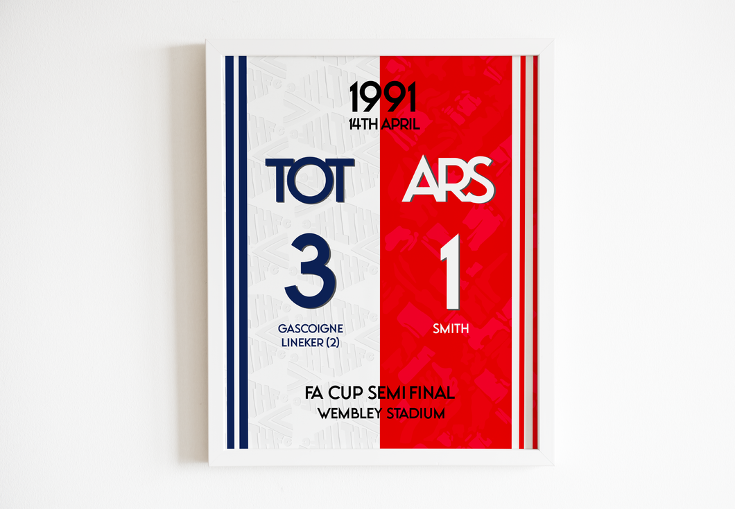 1991 FA Cup Semi Final Print