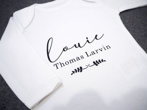 Personalised Baby Bodysuit