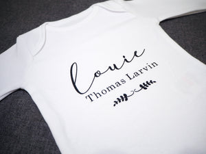 Personalised Baby Bodysuit