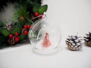 Personalised Christmas Bauble