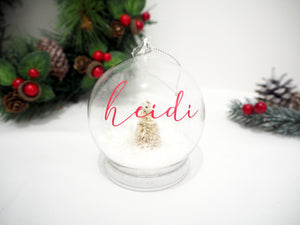 Personalised Christmas Bauble